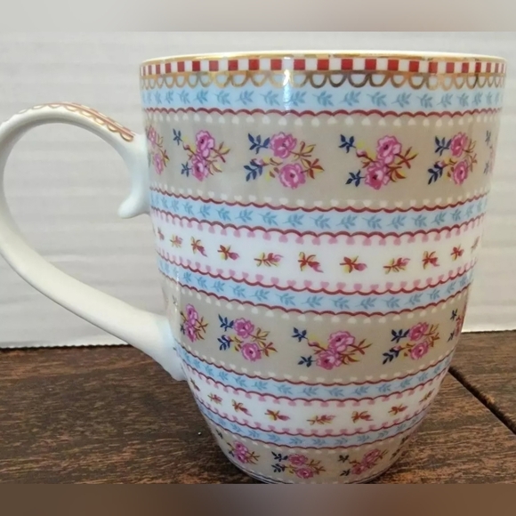 PIP Studio Amsterdam 4" Mug Ribbon Rose Old World Floral Design, Pre-owned - Picture 2 of 6